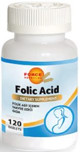 Force Nutrition Folic Acid Folik Asit 120 Tablet
