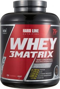 Hardline Nutrition Whey 3Matrix Protein Tozu 2300 G