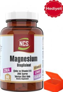 Ncs Zma Magnesium Bisglisinat Vitamin B6 Folik Asit 60 Tablet