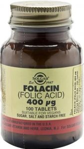 Solgar Folacin 400mcg 100 Tablet | Folic Acid