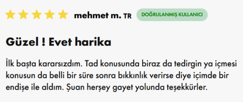 Protein Ocn kullanıcı yorumu