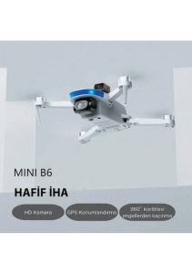 B6 Mini Drone Gps 1080 Plus Hd Çift Kameralı Gimbal Kamera Beni Takip Et Modu