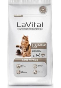 La Vital Sterilesed Kuzu Etli kisirlastirilmis Yetiskin Kedi Mamasi 12 KG