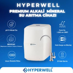 hyperwell premium alkali mineral su aritma cihazi