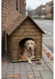 Reyo Pet Suya Soğuğa Dayanıklı Lüks Büyük Boy Ahşap Köpek Kulübesi